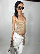 939 Floral Corset