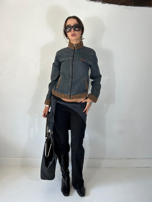 309 Denim Bomber