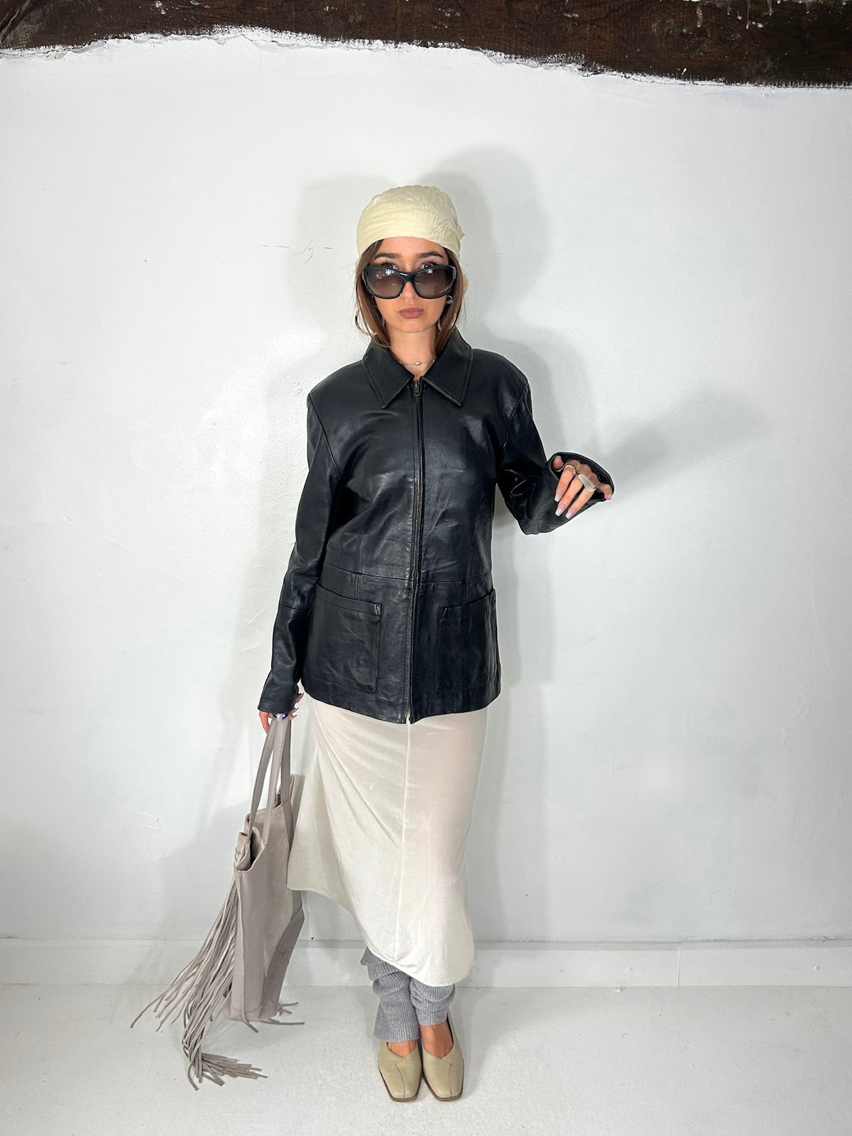 335 Leather Blazer