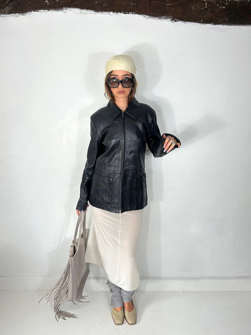 335 Leather Blazer