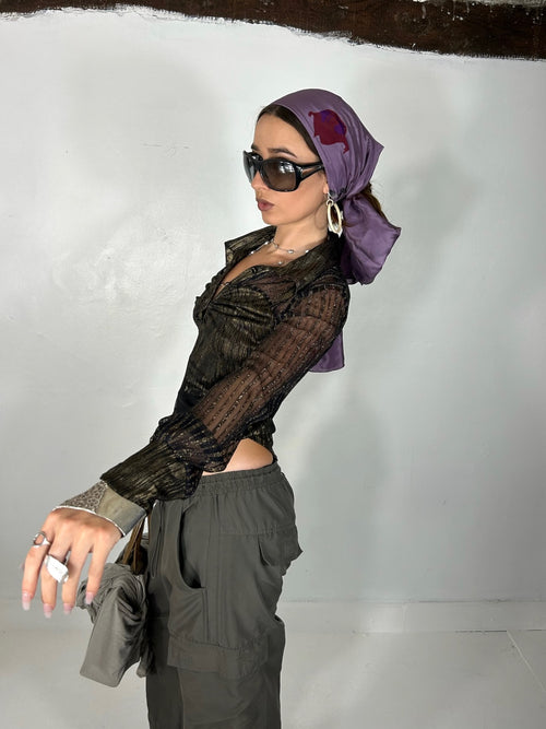 941 Mesh Blouse
