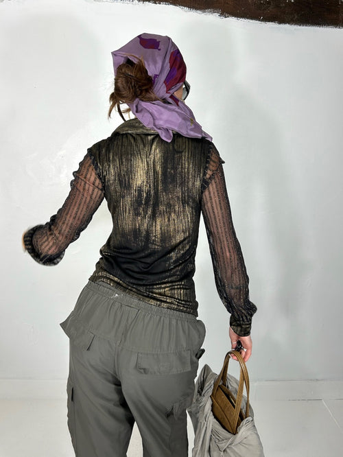 941 Mesh Blouse
