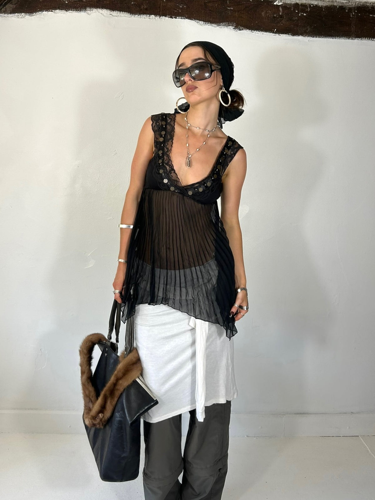 877 Pleated Cami