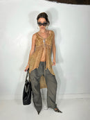 927 Lace-Up Drape