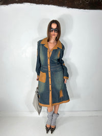 352 Denim Trench