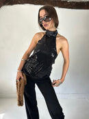 874 Sequin Halter