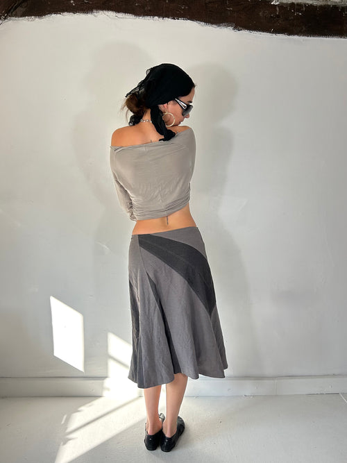 540 Charcoal Midi