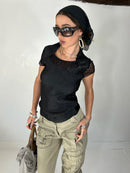955 Pleat Tee