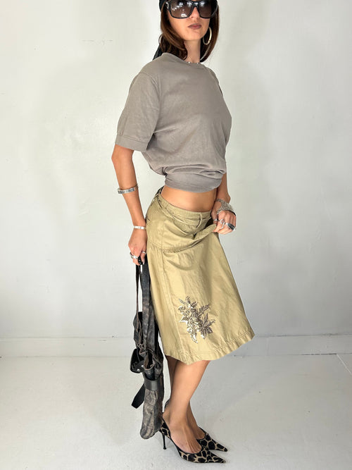 601 Drop Waist Midi