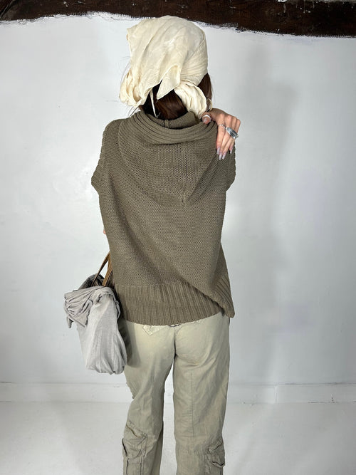 345 Khaki Knit
