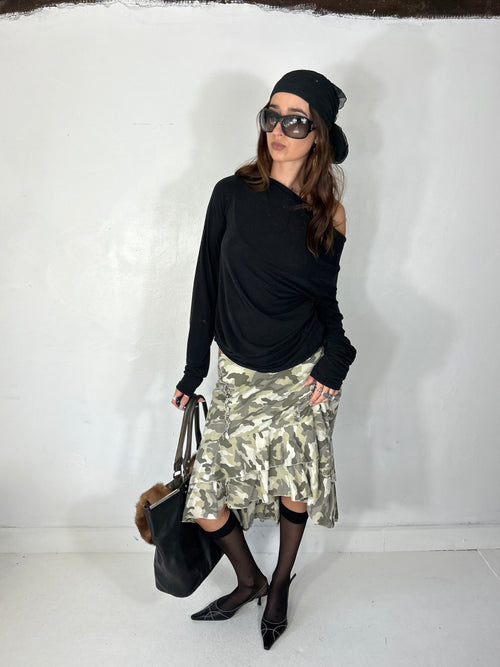 608 Camo Midi