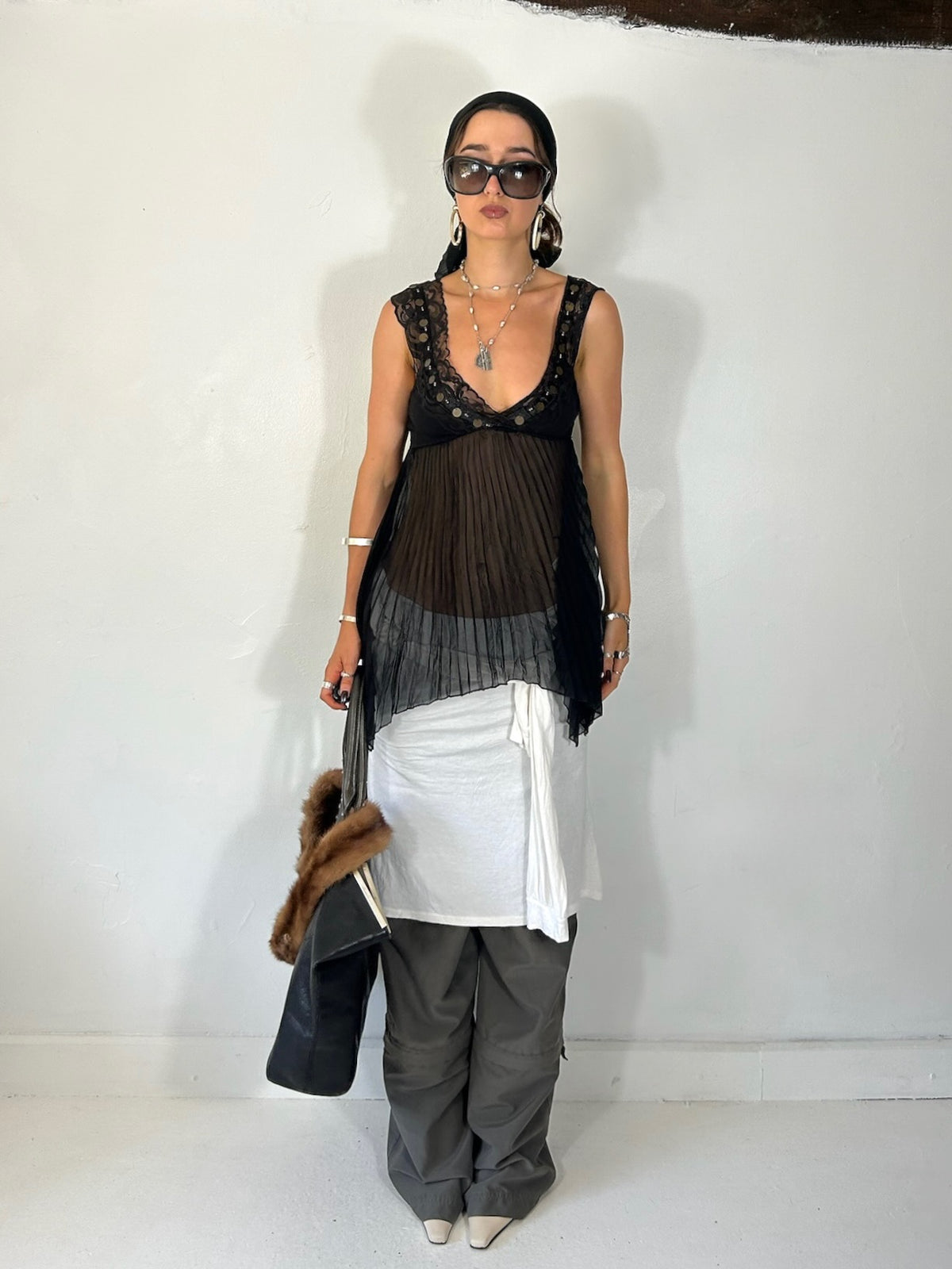 877 Pleated Cami
