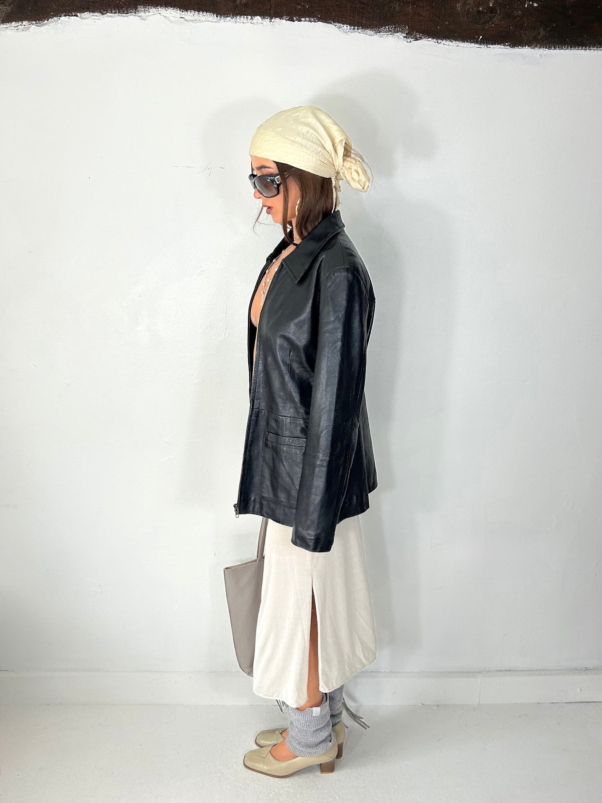 335 Leather Blazer