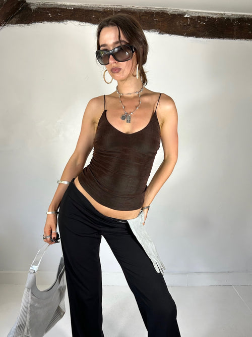 863 Wet-Look Cami