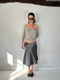 540 Charcoal Midi