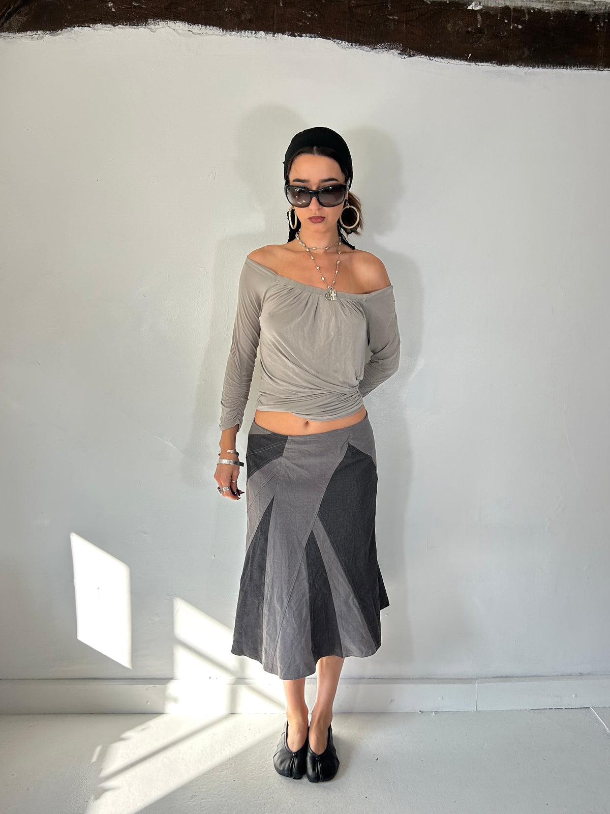 540 Charcoal Midi