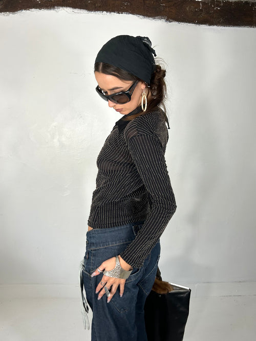 932 Stripe Blouse