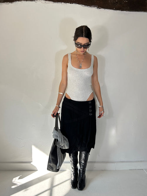 547 Button Midi