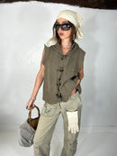 345 Khaki Knit