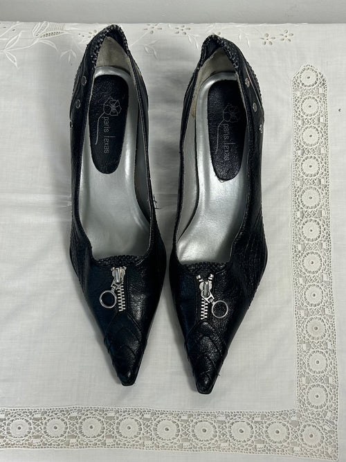 Sporty Zip Heels