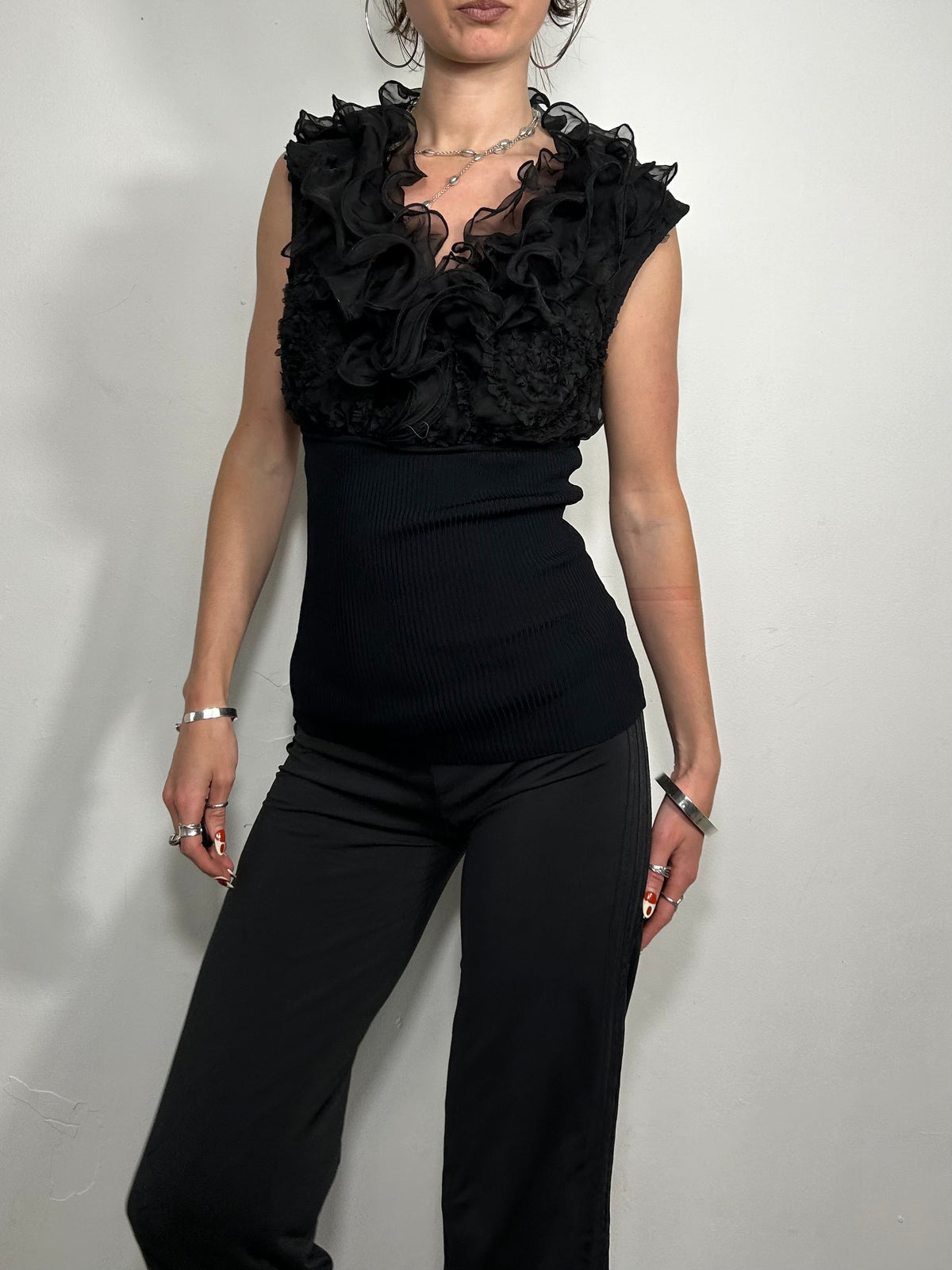 030 Ruffle Top