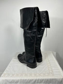 Lace Up Fold Boots