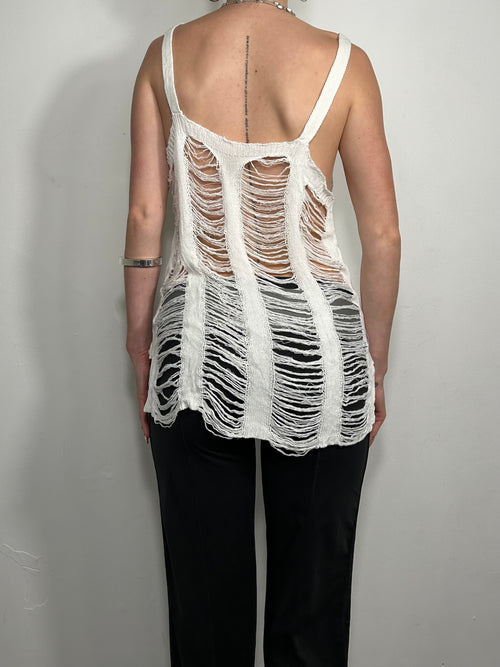 035 Distressed Cami