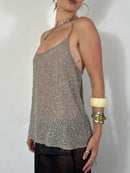 093 Beaded Drape Cami