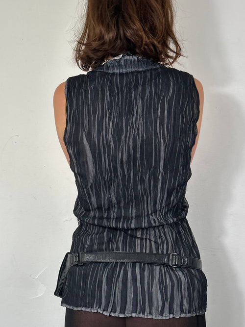 103 Pleated Vest