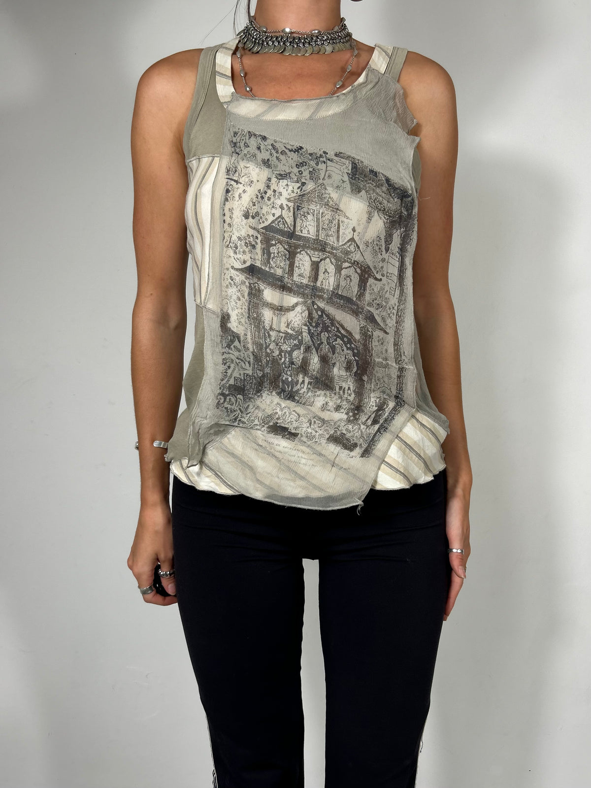 245 Silk Print Cami