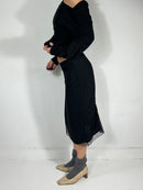 157 Beaded Midi