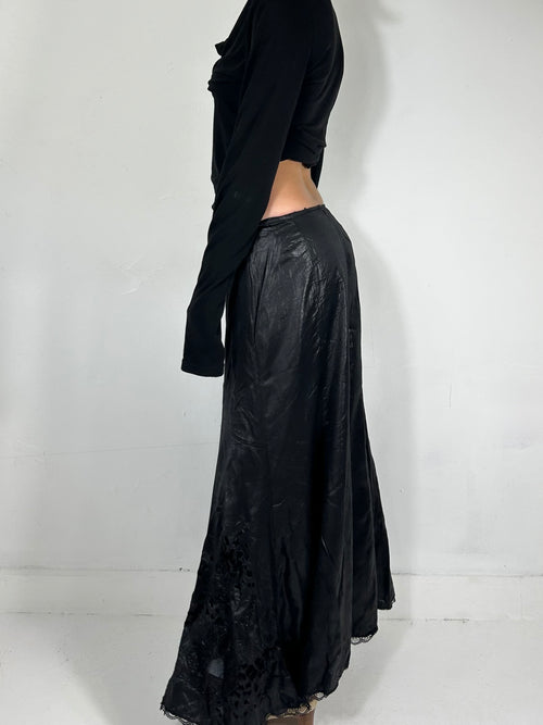 155 Wet Look Maxi