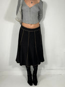 217 Charcoal Midi
