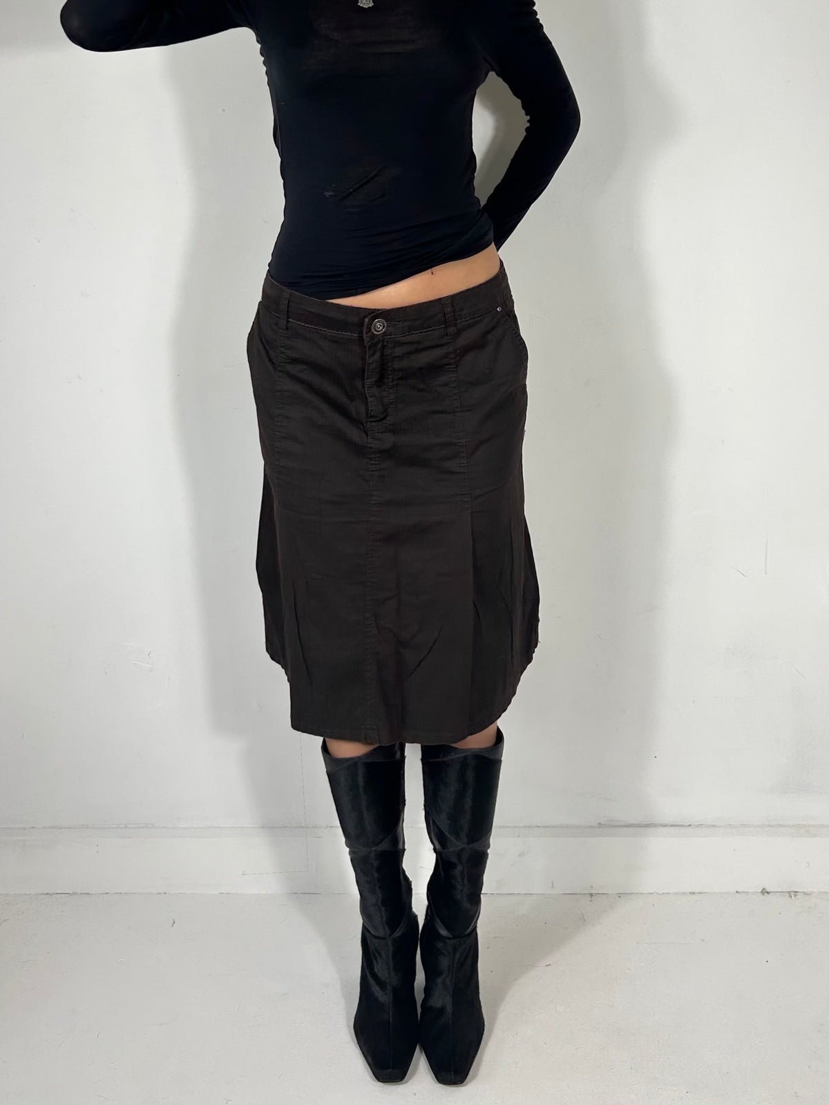222 Pleated Midi