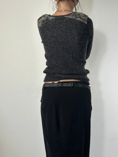 041 Charcoal Knit