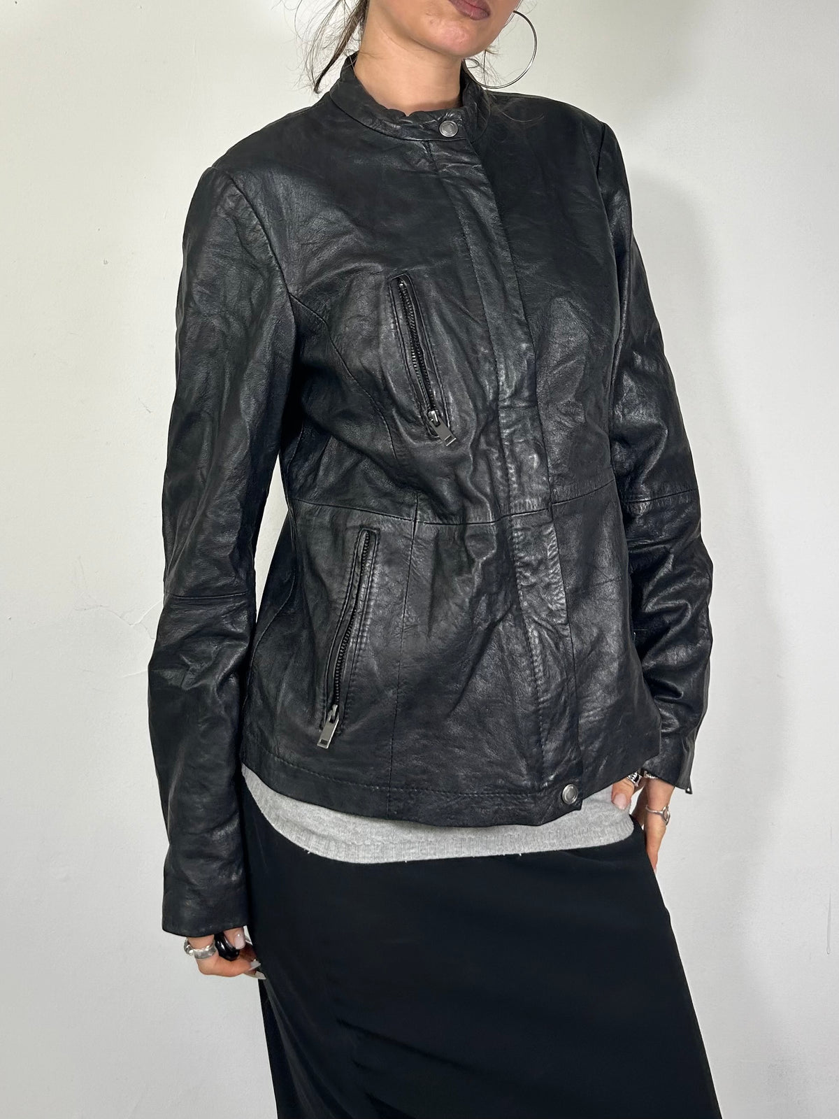 029 ESPRIT Leather Jacket