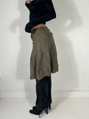 215 Khaki Midi