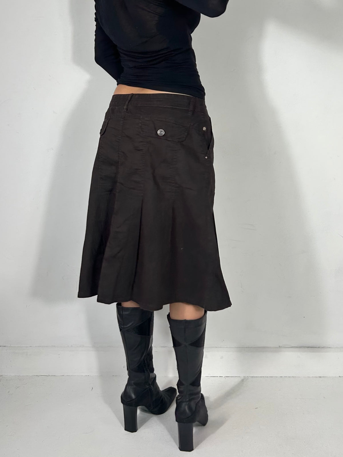 222 Pleated Midi