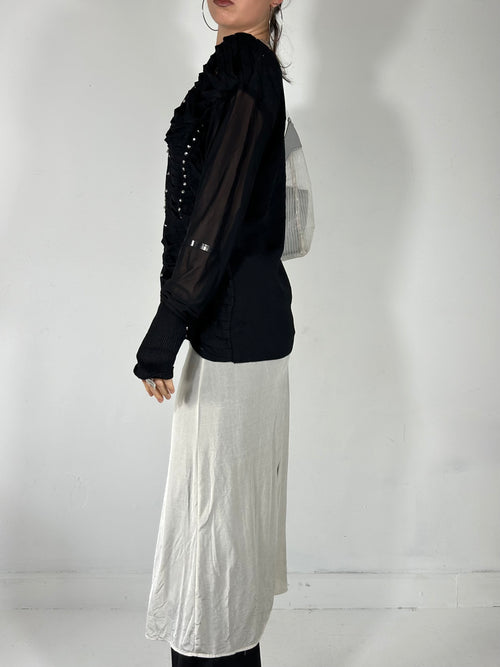 338 Distressed Cardi