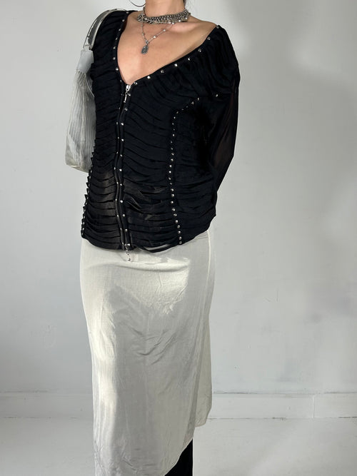 338 Distressed Cardi