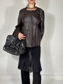 049 Chocolate Zip Up
