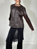 049 Chocolate Zip Up