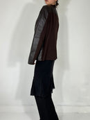 049 Chocolate Zip Up