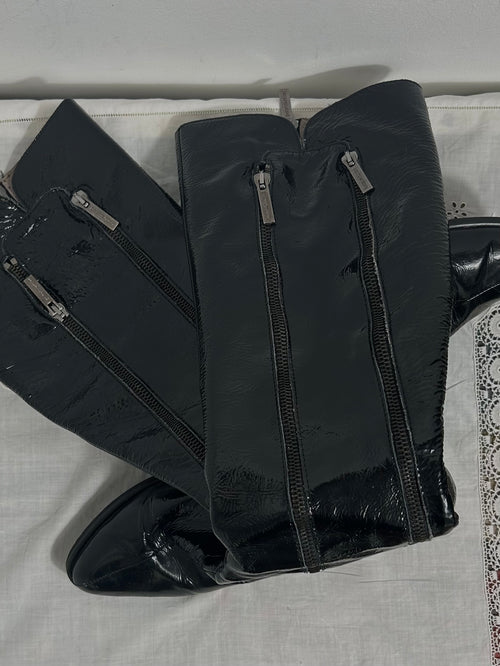 Zip Wedge Boot