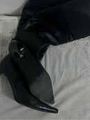 Leather Point Boots