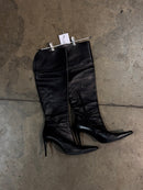 Leather Point Boots