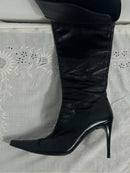 Leather Point Boots