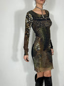 123 Graphic Bodycon