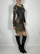 123 Graphic Bodycon