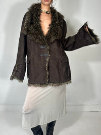 114 Suede Overcoat